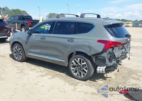 2023 Hyundai Santa Fe Calligraphy from USA, damaged, VIN 5NMS54ALXPH633514